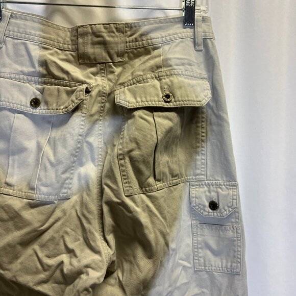 VTG Eddie Bauer Khaki Slacks Side Pockets and Hand Pockets 100% Cotton - Picture 10 of 10